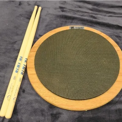 DW Buddy Rich Limited Edition 2-sided Drum Practice Pad + 100th Vic Firth Anniversary Stick Discontinued image 2