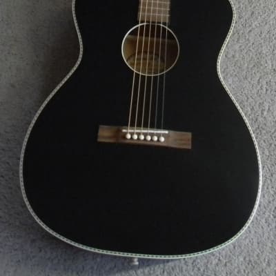 2020 Recording King  Dirty 30's Series 7 OOO Acoustic Guitar ROS-7-MBK  Matte Black Brand New ! image 5