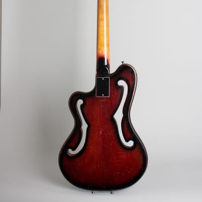 Ampeg  AMB-1 Electric Bass Guitar (1968), ser. #000549, black gig bag case. image 2