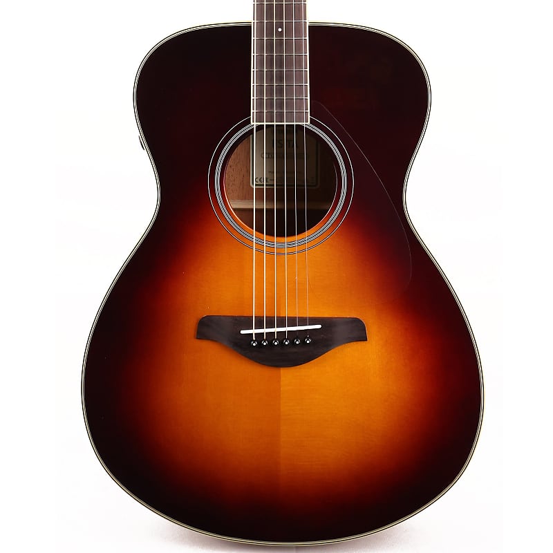Yamaha FS-TA Transacoustic Brown Sunburst Acoustic Guitar image 1