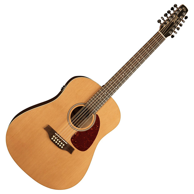 Seagull 029389 Coastline Cedar 12-String QIT A/E Guitar