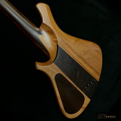 MGbass Infinity Ghost  5 strings fretless - Piezo pickup bartolini preamp cocobolo fingerboard image 7