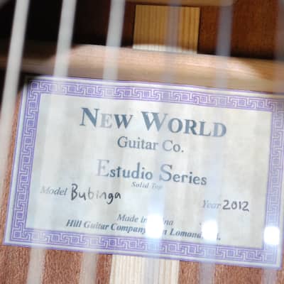 2012 New World Bubinga Model Classical Guitar Truss Rod New Strings Deluxe Original Hard Case image 3