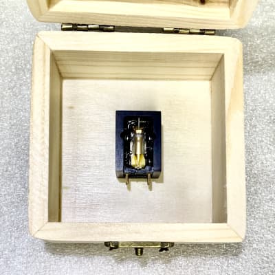 Denon DL-103 LCII Cartridge in Germany made Stanley Engineering EBONY wood body Lead Shot/Epoxy Potting image 2