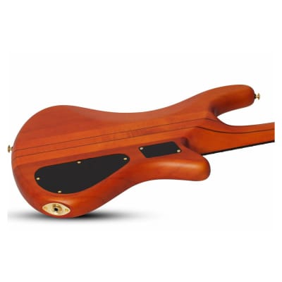 Schecter Studio-4 FL Left Handed 4-String Bass, Honey Satin image 4