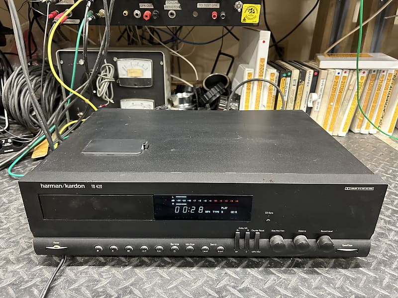 Harman Kardon TD-420 stereo cassette deck. Dolby B and C. | Reverb