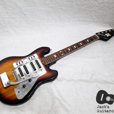 Kent / Guyatone Videocaster Electric Guitar (1964, Sunburst) | Reverb