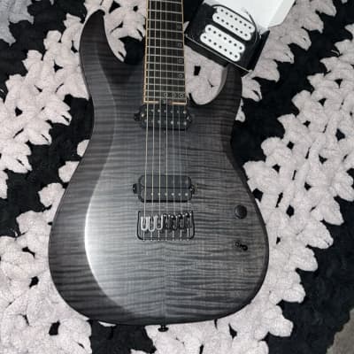 Schecter Keith Merrow Signature KM-7 Mk-II with Seymour Duncan Pickups 2016 - 2018 - See Thru Black Pearl image 5