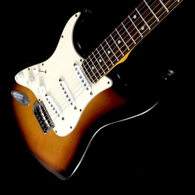 LEFTY! Custom Relic ST62 Fender Stratocastder Body Amber  Nitro Lacquer Neck Sunburst Stratocaster Aged Guitar 7.8 lb image 7