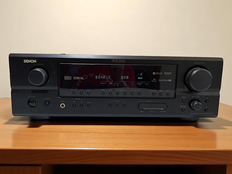 Denon AVR-1707 Receiver HiFi Stereo 7.1 Channel Audiophile Phono Multi Zone AVR  			