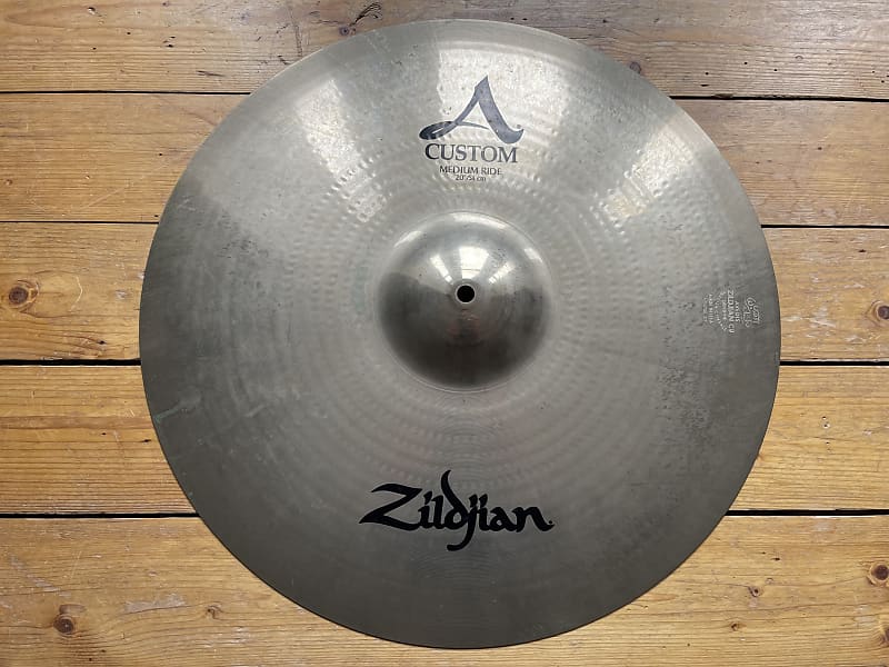 Zildjian 20" A Custom Medium Ride Cymbal 2002 - Present - Brilliant image 1