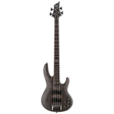 ESP LTD B-204 SM See Thru Black Satin - 4-String Electric Bass for sale
