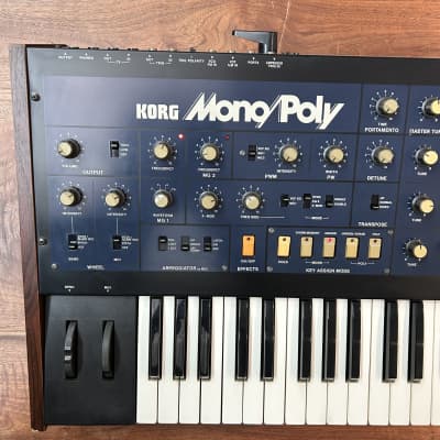 Korg Mono/Poly 80's, Serviced, Calibrated.  Midi option