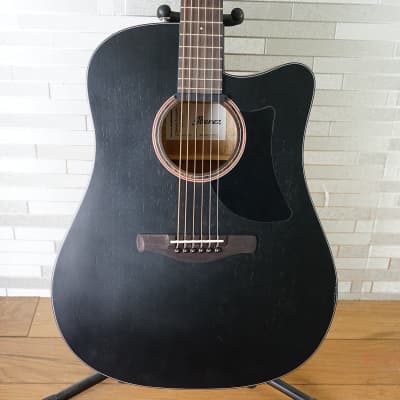 Ibanez AAD190CE-WKH Advanced Acoustic - Weathered Black Open Pore image 1
