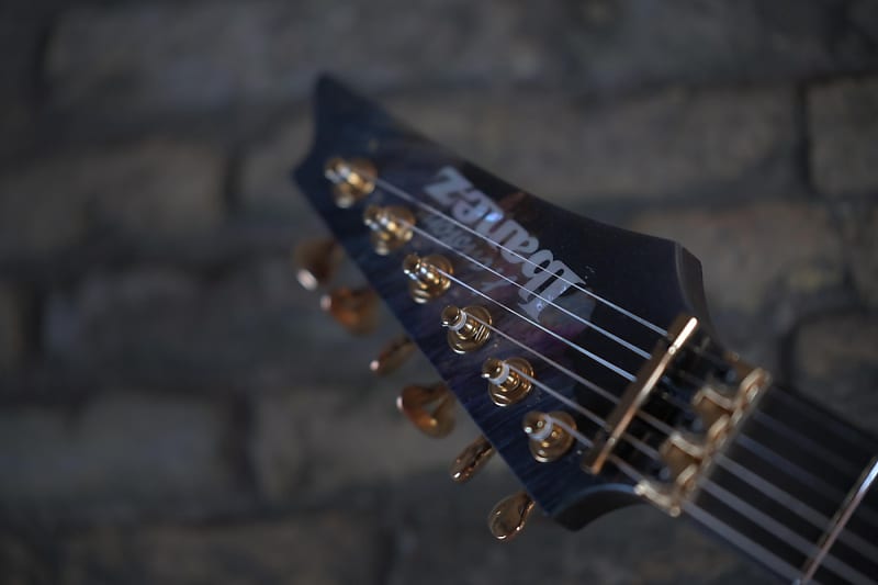 Ibanez J Custom JCRG2101 Burl Maple Blue Resin Reverb Denmark