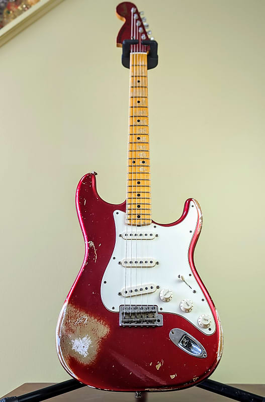 Fender Custom Teambuilt 1969 Heavy Relic Stratocaster 2013 - Candy