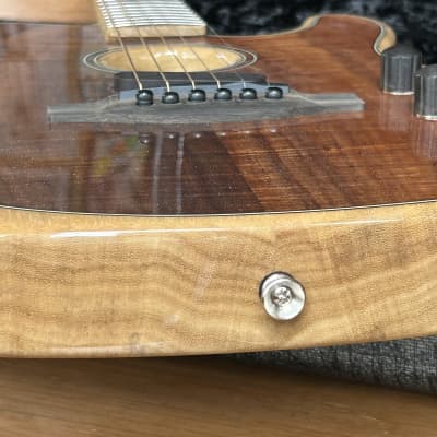 Fender 2019 Acoustasonic Telecaster Koa Electric/Acoustic Guitar image 8