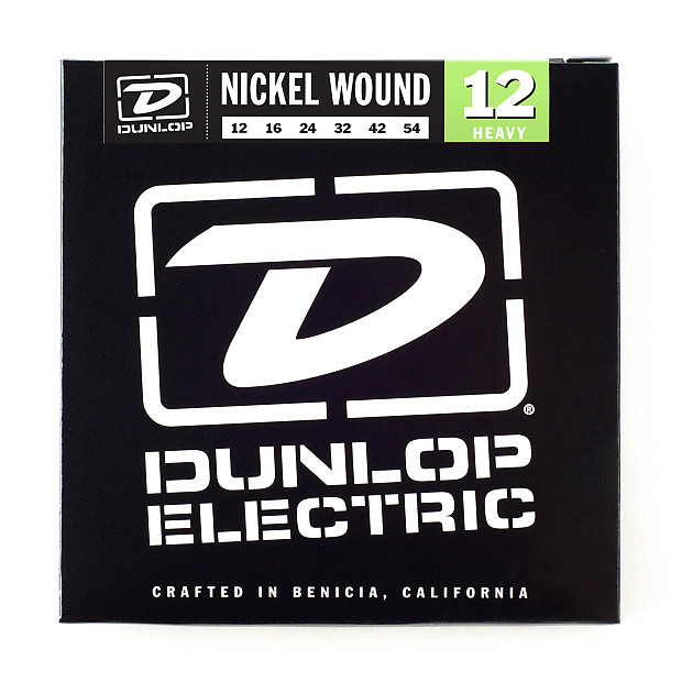 Dunlop DEN1254 Nickel-Plated Steel Electric Guitar Strings - Heavy (12-54) image 1