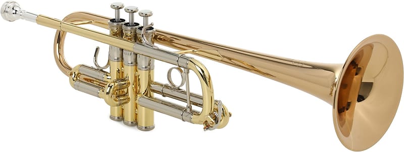 Yamaha YTR-8445 II Xeno Professional C Trumpet - Clear Lacquer with Gold Brass Bell image 1