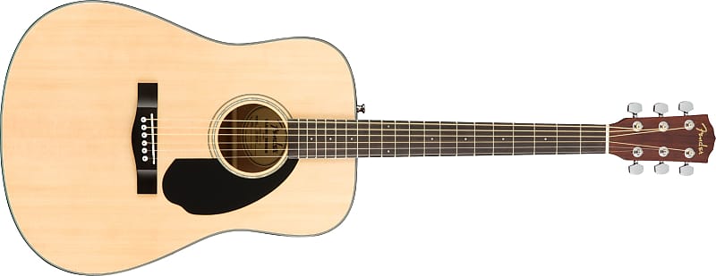 Fender CD-60S Acoustic Guitar - Natural image 1