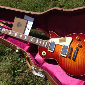BRAND NEW 2015 TRUE HISTORIC Gibson Les Paul 1959 Custom Shop Guitar in Cherry Sunburst R9 59 image 2