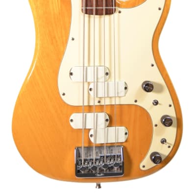 Fender Elite II Precision Bass Natural Gloss Finish 1983 w/ Gig Bag – Used 1983 Natural Gloss Finish image 2