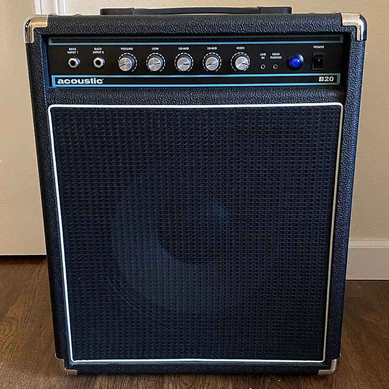 Acoustic B20 1X12 Bass Combo Amplifier Reverb