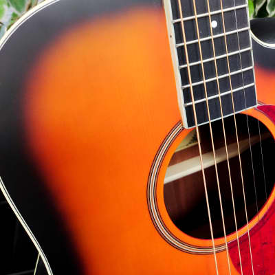 Donner DAG-1CS 2020's Cutaway Acoustic Guitar - Sunburst image 5