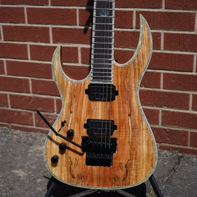 B.C. Rich Shredzilla Prophecy Exotic FR Natural Spaulted Maple Left Handed 6-String NOS image 2