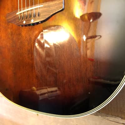 Crafter SF-900 Ovation-Style Acoustic Electric Guitar Brown Burst image 7