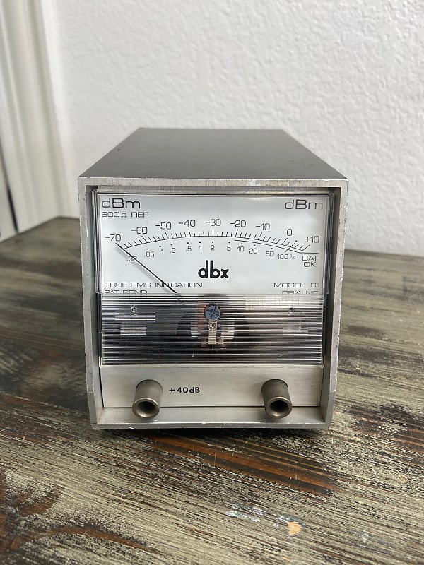 dbx 81 1970's - Black | Reverb