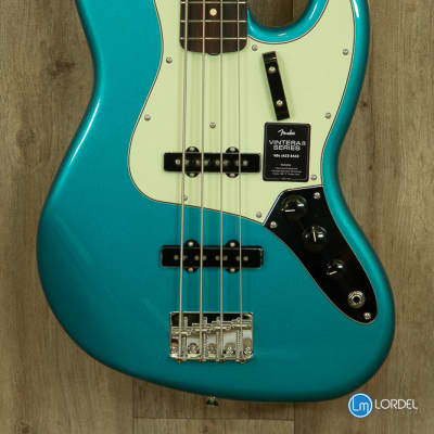 Fender Vintera II 60 Jazz bass lake placid blue image 3