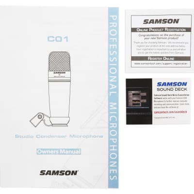 Samson C01 Studio Condenser Recording Microphone Mic w/ Large diaphragm image 4