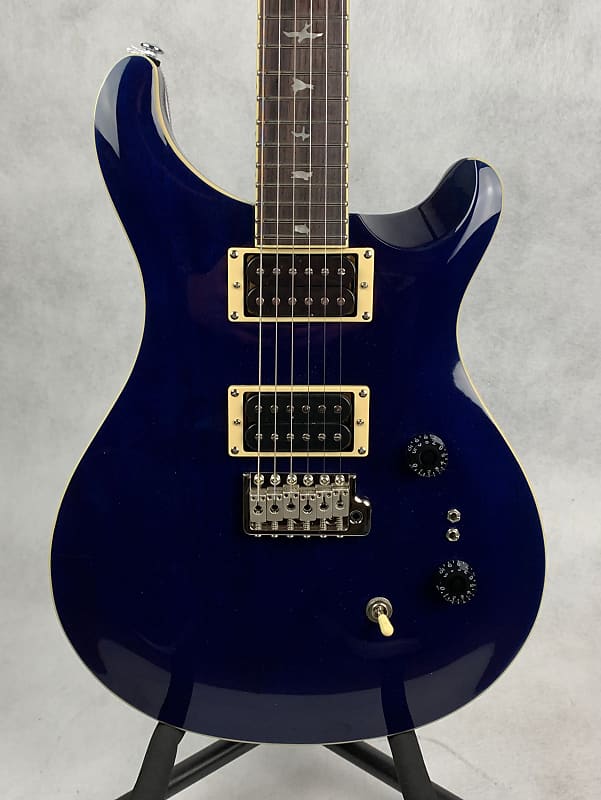 PRS SE Standard 24-08 Electric Guitar - Translucent Blue | Reverb