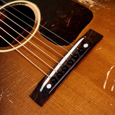 1950 Gibson LG-2 3/4 Vintage Short Scale Acoustic Guitar Sunburst w/ Case image 9