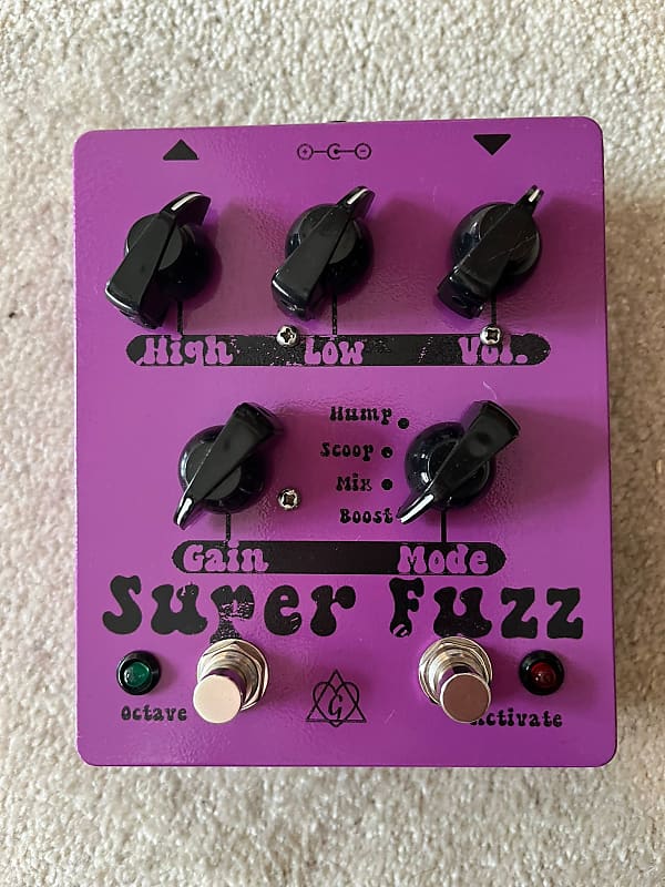 Rehoused and Modified Behringer Super Fuzz SF300 (Boss Hyper Fuzz FZ-2  clone) by Gigahearts_FX