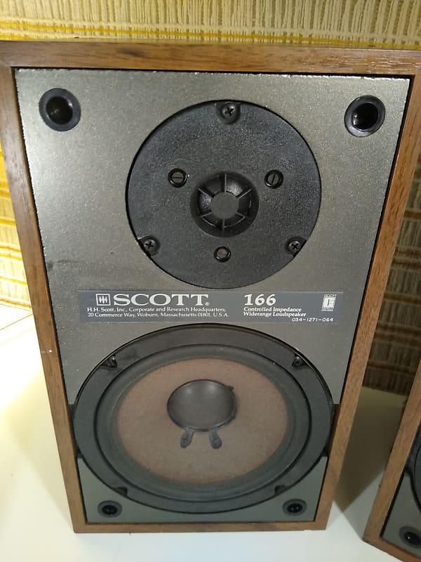 USAヴィンテージ　SCOTT スピーカー　166 Scott Model 166 Vintage American-made 70s Woody cabinet | Reverb