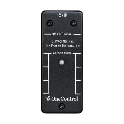 One Control Distro Minimal Pack Ultra-Compact Pedal Board Power Distributor w/Cables for sale