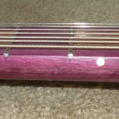 private stock Tree of Life guitar/bass,ultra rare,solid purpleheart neck thru+fanned, 7,8,9or10 strings image 5