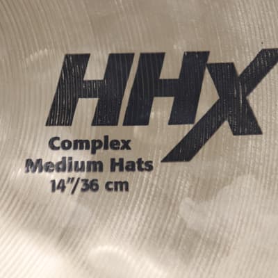 Sabian 14" HHX Complex Medium Hi-Hat Cymbals image 18