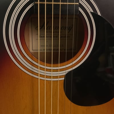 Harmony (Westheimer Era) Acoustic Guitar - 2011 - Tobacco Sunburst - Rare Bird!! image 2