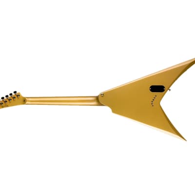 ESP LTD KH-V Kirk Hammett Signature Guitar - Metallic Gold image 7