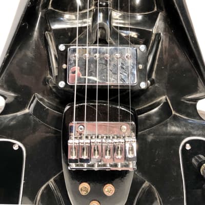 Electric guitar made out of a vintage darth vader star wars action figure case The Vadercaster 2019 image 4