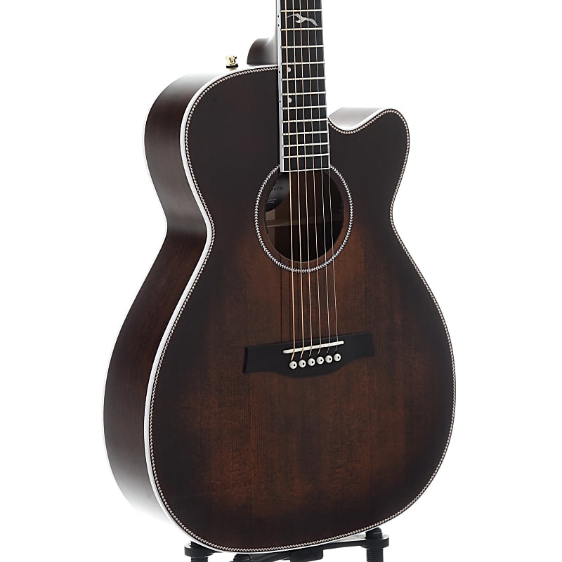 Seagull Artist Mosaic Concert Hall Bourbon Burst Acoustic | Reverb