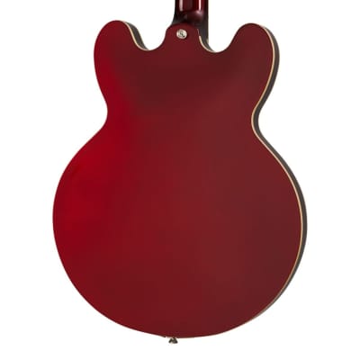 Epiphone Riviera Semi-Hollow Body Electric Guitar (Sparkling Burgundy)(New) image 2