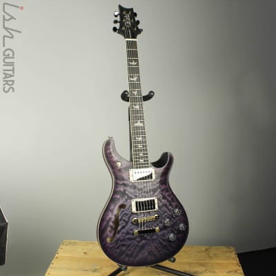 Paul Reed Smith PRS McCarty 594 Semi-Hollow Wood Library Faded Purple Burst Satin image 2