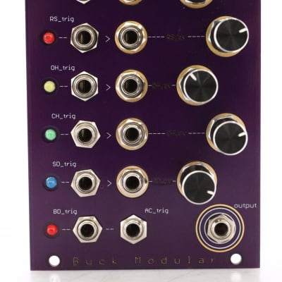 Buck Modular DrumFuck 8 Voice Drum Machine Purple #40949 image 4