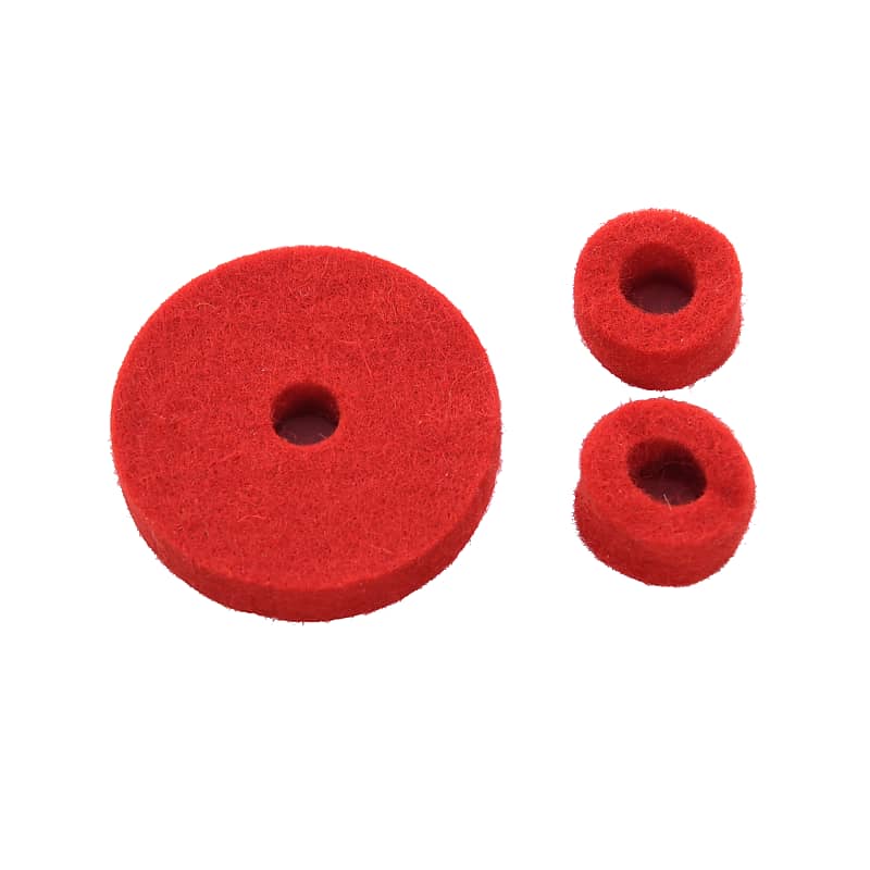 Ahead Wool HiHat Cymbal Felt Pack Red Reverb