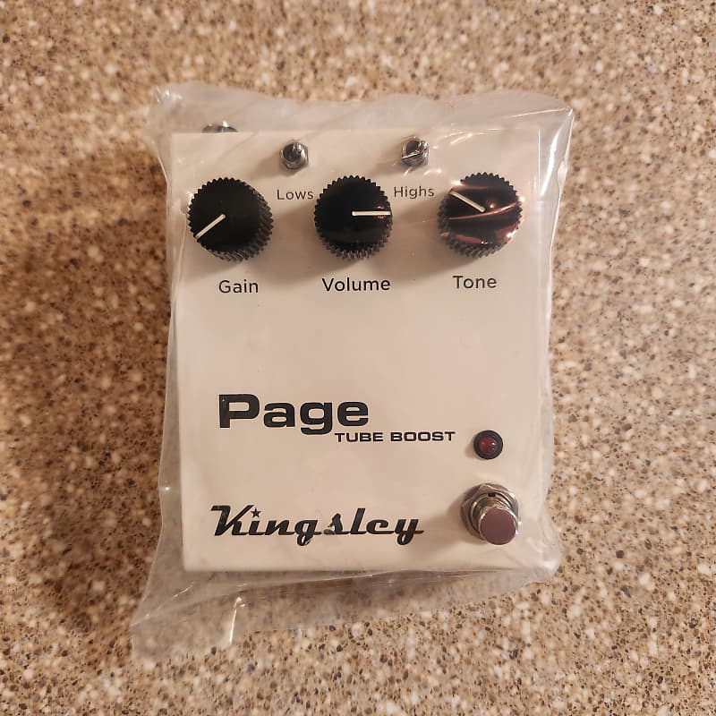 Kingsley Amplifiers Page v2 Tube Boost Guitar Pedal +