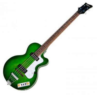 Hofner HI-CB-PE-GR Club Bass - Ignition Transparent Green - PRO image 3